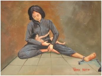 Van Nath, "Mother and Child of the Genocide," ca 1980.